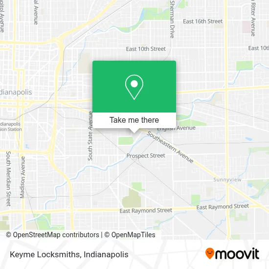 Keyme Locksmiths map