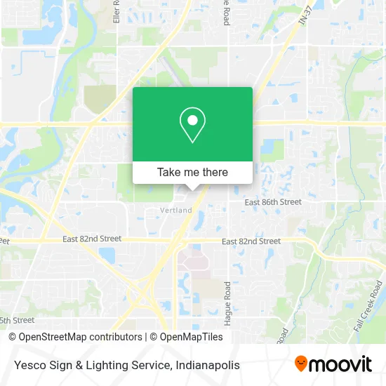 Yesco Sign & Lighting Service map