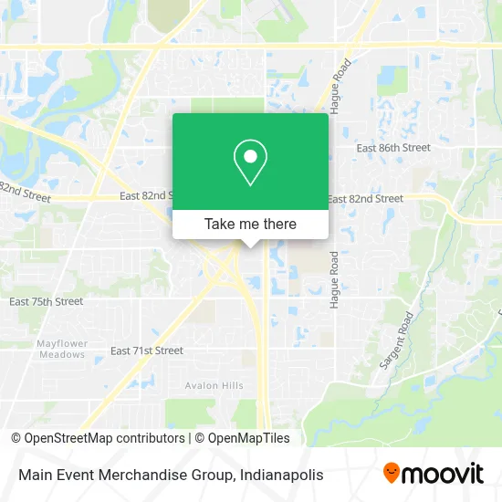 Main Event Merchandise Group map