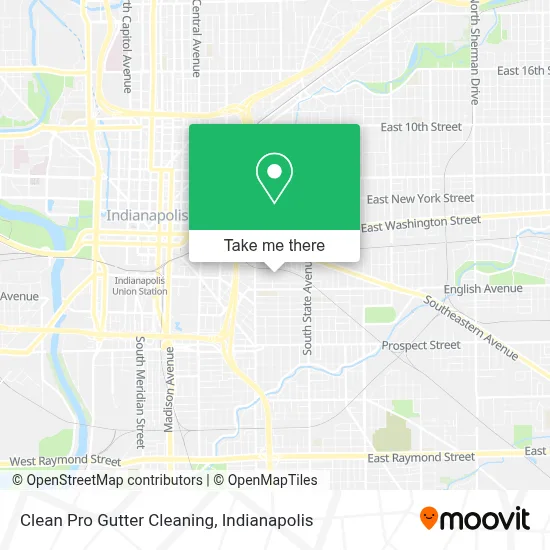 Clean Pro Gutter Cleaning map