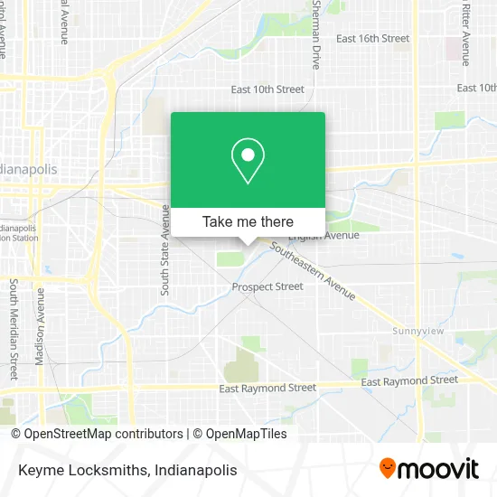 Keyme Locksmiths map