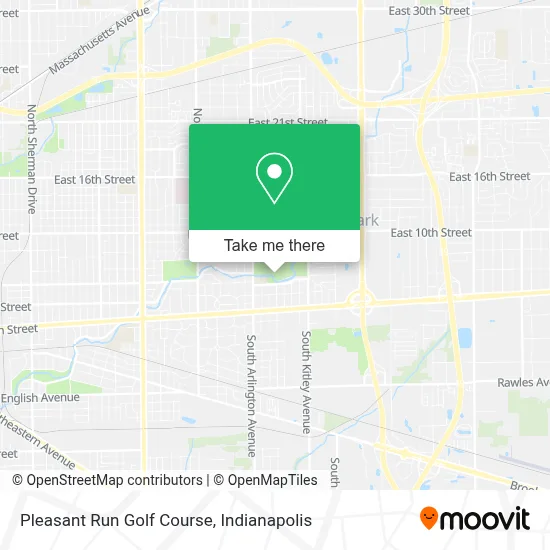 Pleasant Run Golf Course map