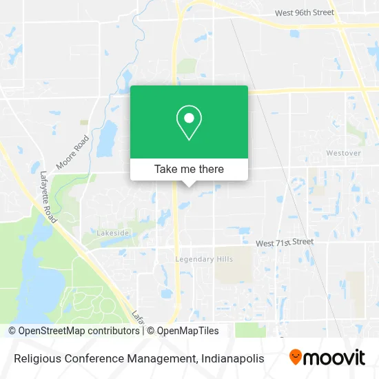 Religious Conference Management map
