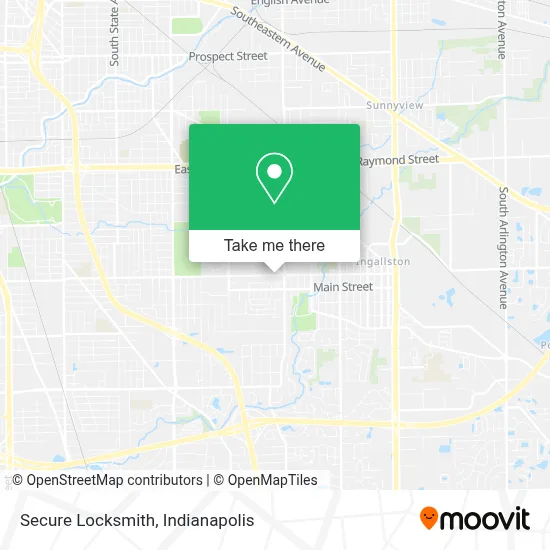 Secure Locksmith map