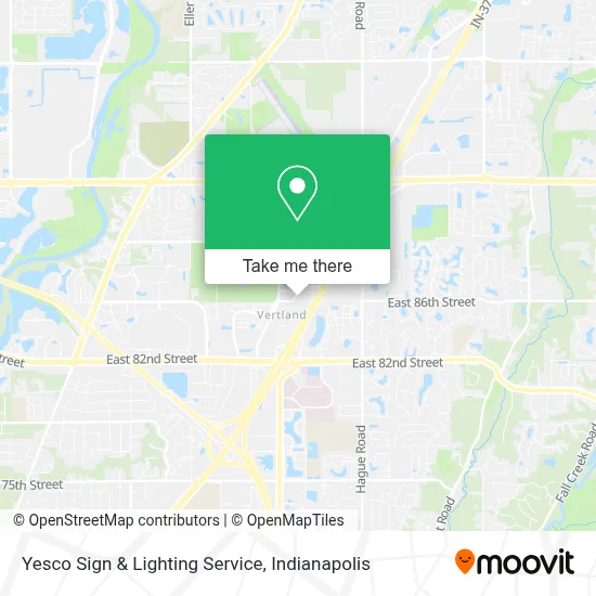 Yesco Sign & Lighting Service map