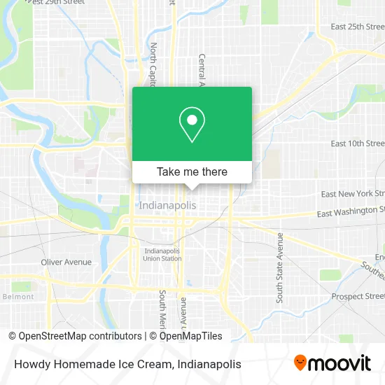 Howdy Homemade Ice Cream map