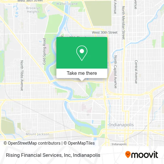 Rising Financial Services, Inc map