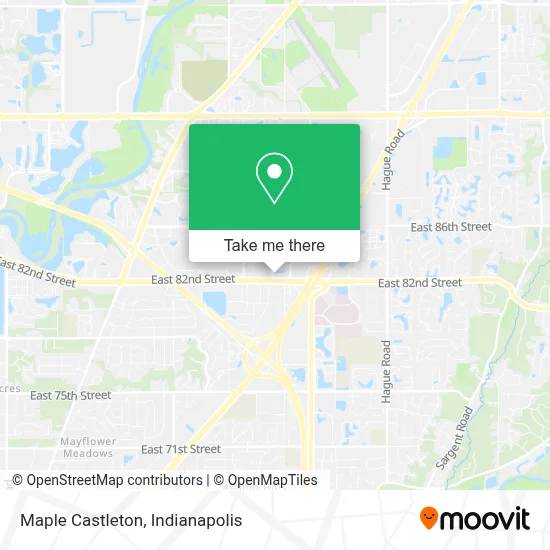 Maple Castleton map