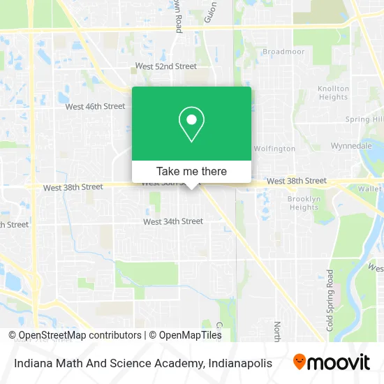 Indiana Math And Science Academy map