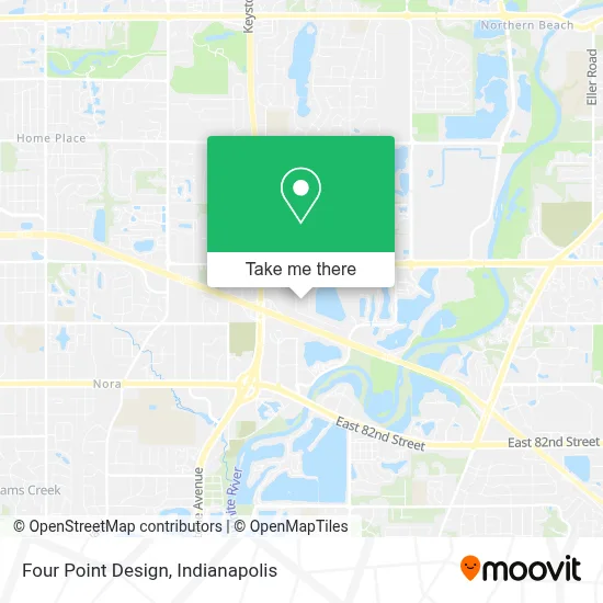 Four Point Design map
