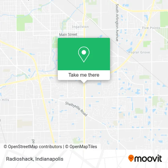 Radioshack map
