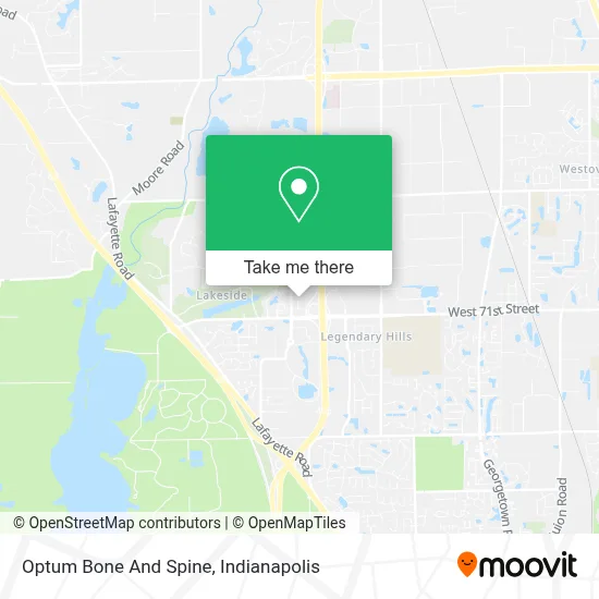 Optum Bone And Spine map