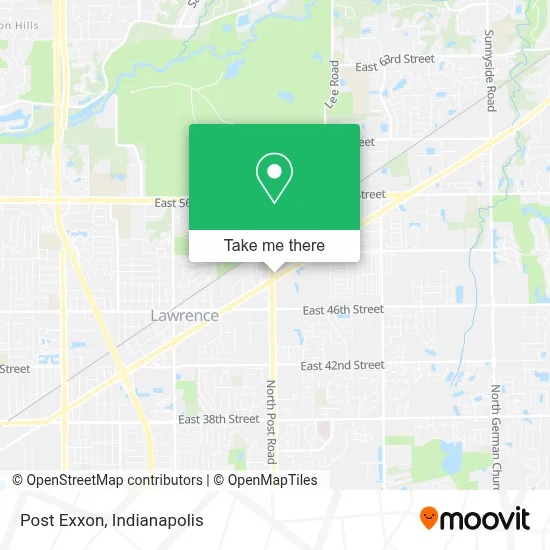 Post Exxon map