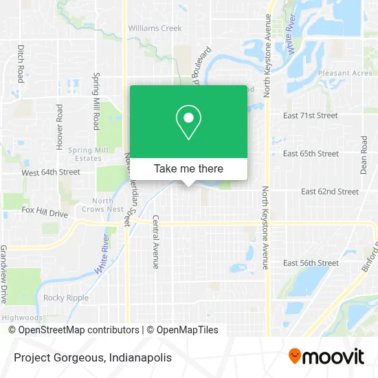 Project Gorgeous map