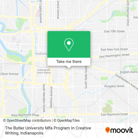 The Butler University Mfa Program In Creative Writing map
