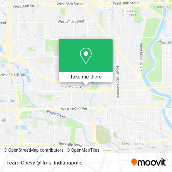 Team Chevy @ Ims map