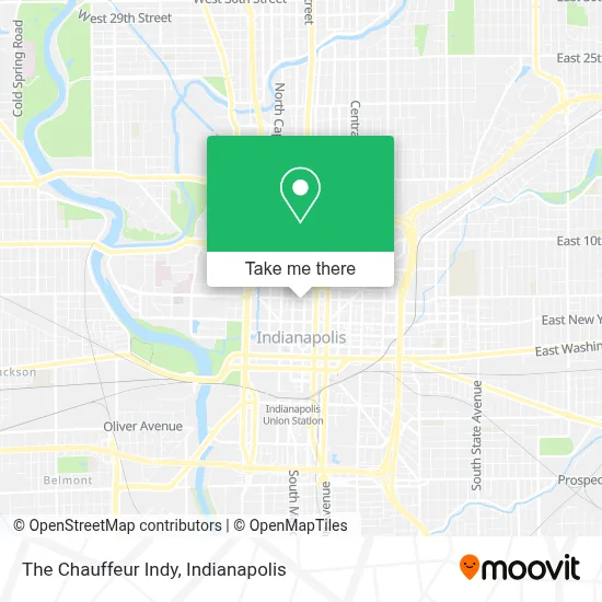 The Chauffeur Indy map