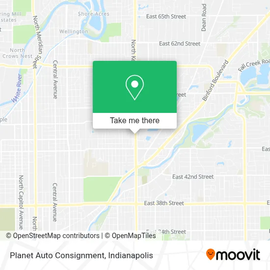 Planet Auto Consignment map
