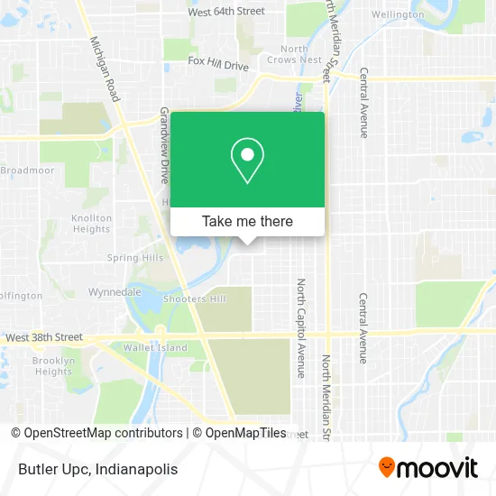 Butler Upc map