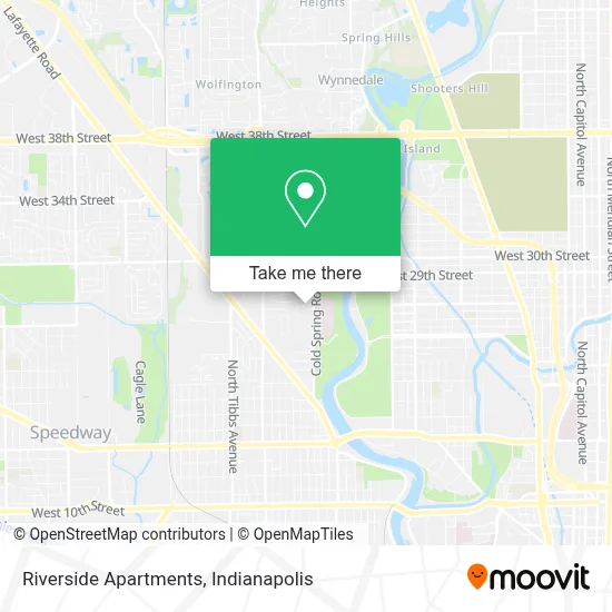 Riverside Apartments map