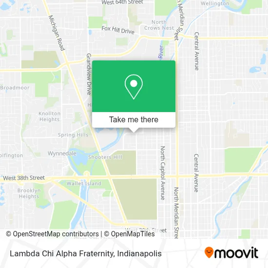 Lambda Chi Alpha Fraternity map
