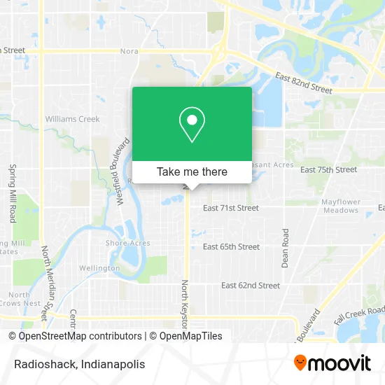 Radioshack map