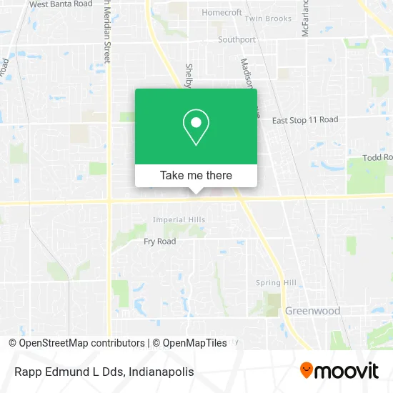 Rapp Edmund L Dds map