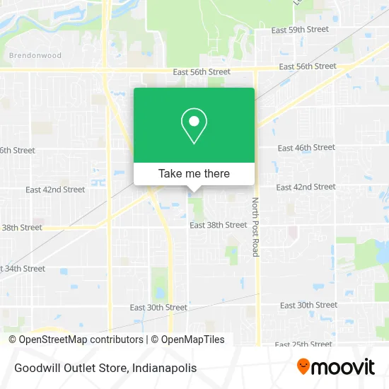 Goodwill Outlet Store map
