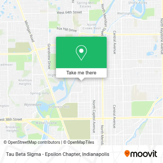 Tau Beta Sigma - Epsilon Chapter map