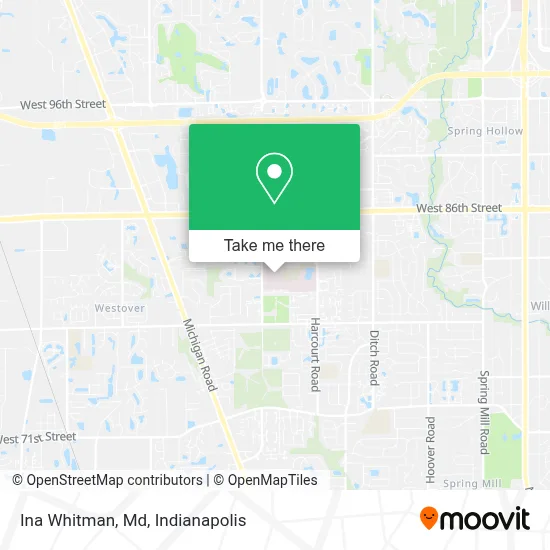 Ina Whitman, Md map