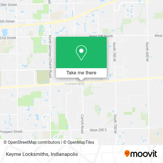 Keyme Locksmiths map