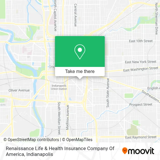 Renaissance Life & Health Insurance Company Of America map