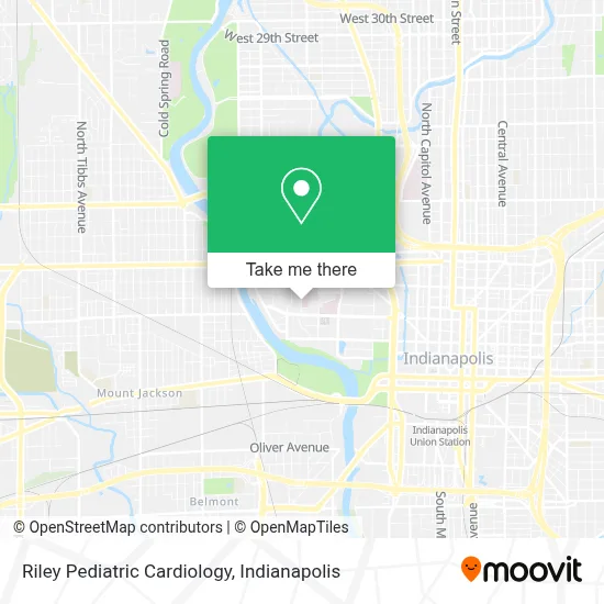 Riley Pediatric Cardiology map