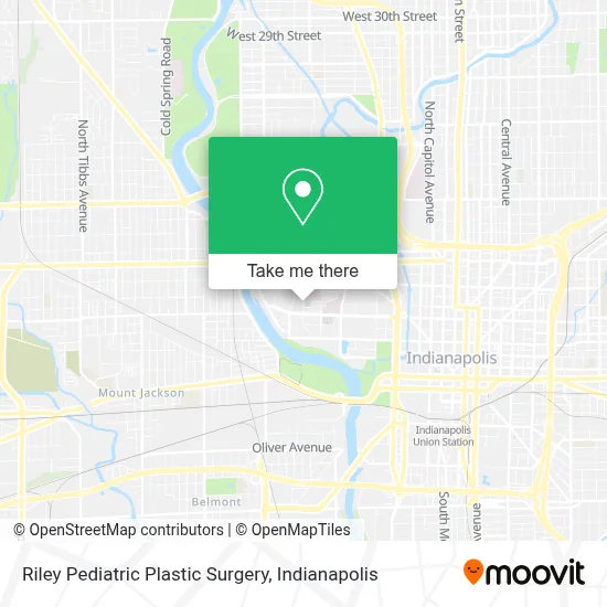 Riley Pediatric Plastic Surgery map