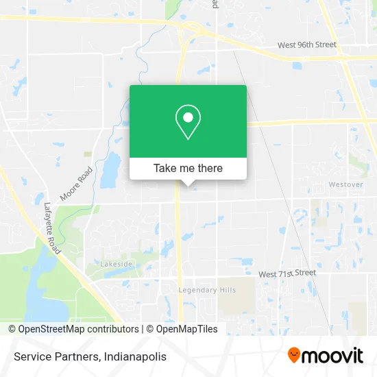 Service Partners map
