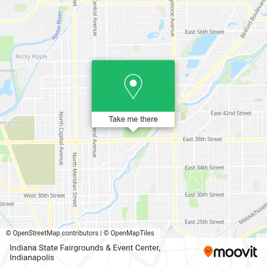 Indiana State Fairgrounds & Event Center map