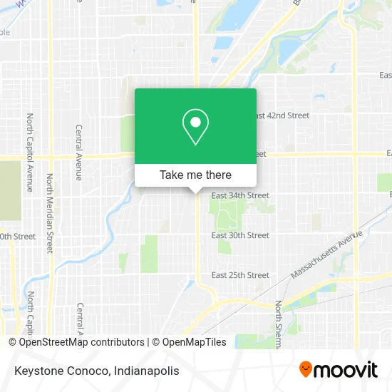Keystone Conoco map