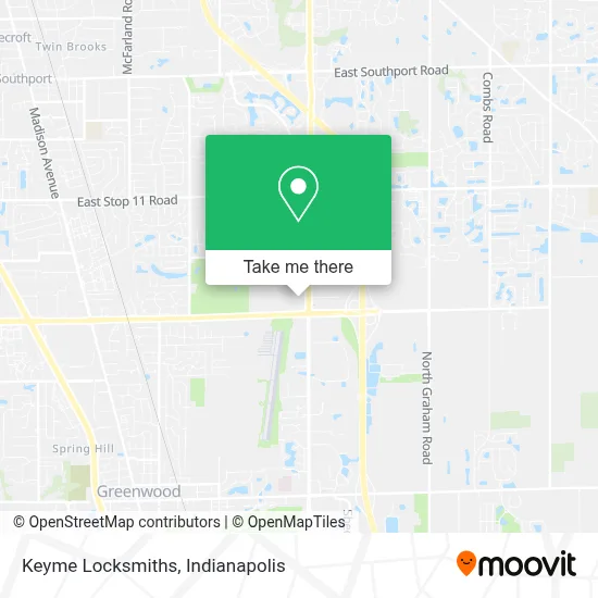 Keyme Locksmiths map