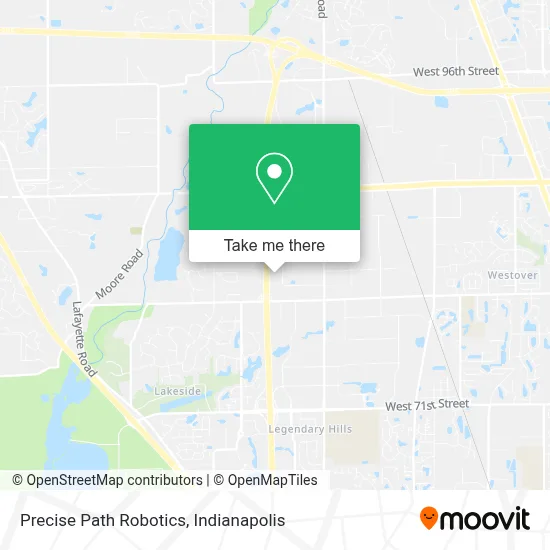 Precise Path Robotics map
