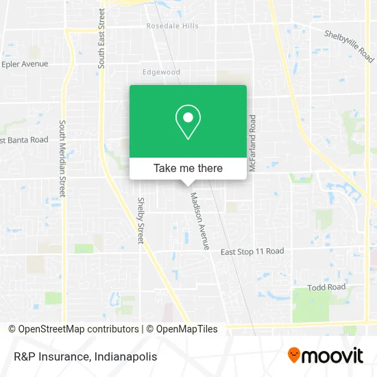 R&P Insurance map