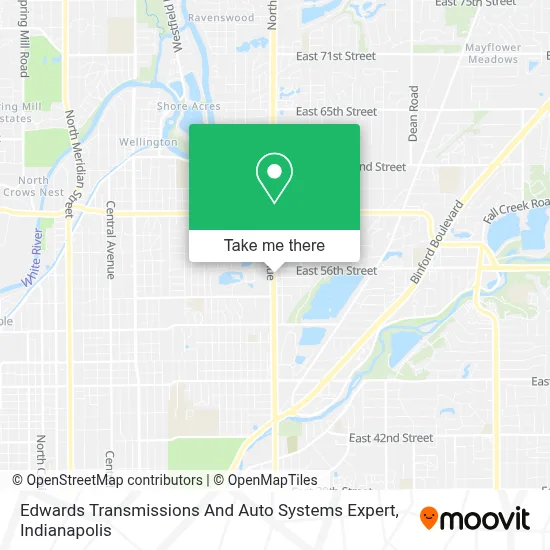 Edwards Transmissions And Auto Systems Expert map