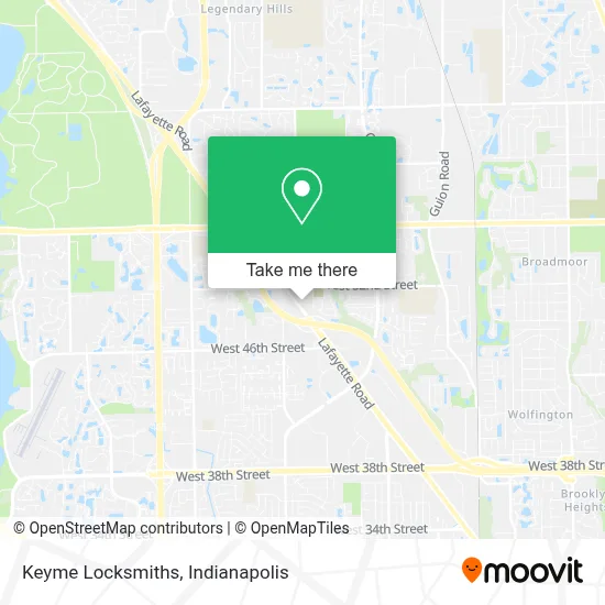 Keyme Locksmiths map