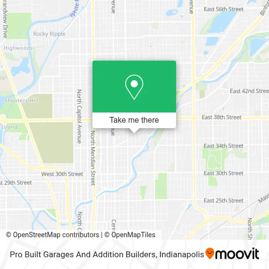 Pro Built Garages And Addition Builders map