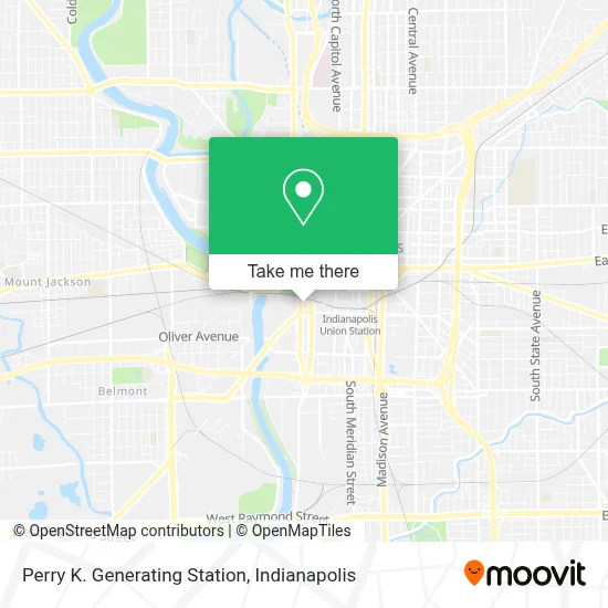 Perry K. Generating Station map