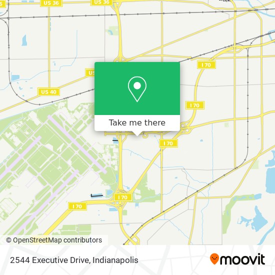 2544 Executive Drive map
