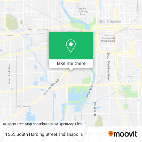 Mapa de 1555 South Harding Street