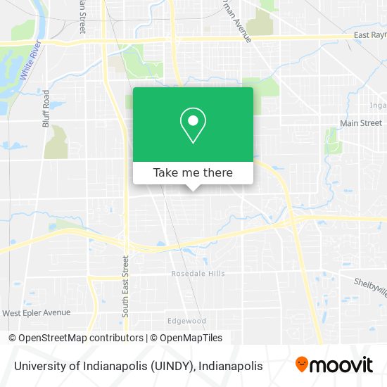 Mapa de University of Indianapolis (UINDY)