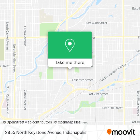 2855 North Keystone Avenue map