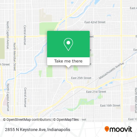 2855 N Keystone Ave map