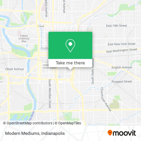 Mapa de Modern Mediums